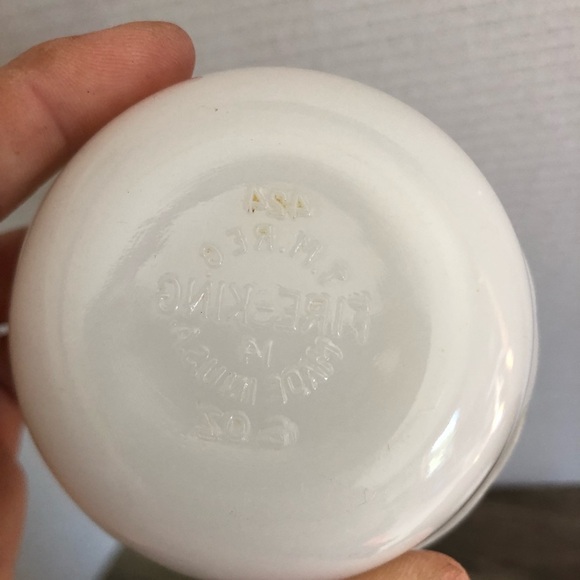 Vtg Fire King Milk Glass Custard Bowls - Picture 7 of 13